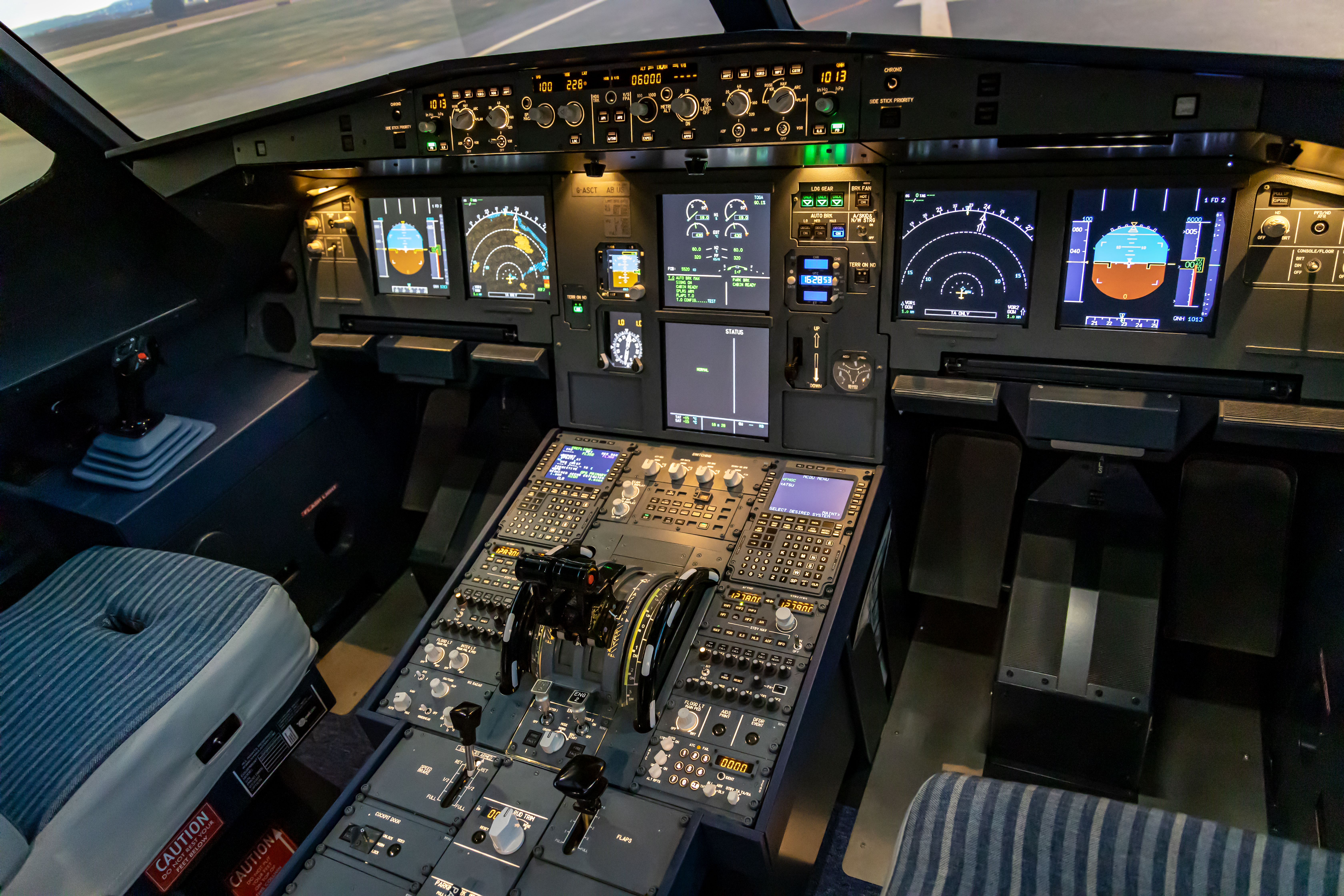 Engineering and avionics cockpit